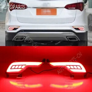 ヒュンダイ Shengda IX45 2016-2017 LED リアバンパーフォグライトブレーキライト 2 個 For Hyundai Shengda IX45 2016-2017 LED rear bumper fog light brake light 2PCS 【並行輸入品】