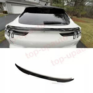 フォード マスタング マッハ E 2021-2023 グロスブラックリアドアテールトランクスポイラーウィング For Ford Mustang Mach-E 2021-2023 Gloss black Rear Door Tail Trunk Spoiler Wing 【並行輸入品】
