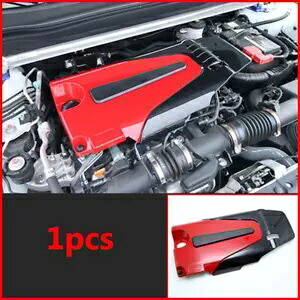 1.5L カーボンファイバースタイル ABS 自動車エンジンカバーボンネットフードホンダアコードに適合 1.5L Carbon Fiber Style ABS Auto Engine Cover Bonnet Hood Fit for Honda Accord 【並行輸入品】
