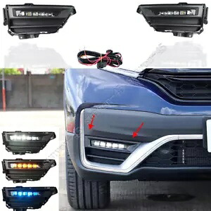 ホンダ CRV CR-V 2020 2022 LED フォグランプランプアセンブリセット L&R サイド For Honda CRV CR-V 2020 2022 LED Fog Lights Lamps with Assembly Set L&R Side 【並行輸入品】