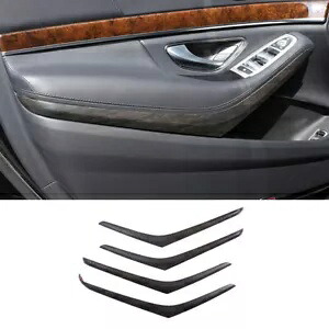 ベンツ S クラス S450 2014 2015-2020 ABS 木製インナードアパネルカバートリム 4X に適合 Fit For Benz S-Class S450 2014 2015-2020 ABS Wood Inner Door Panel Cover Trim 4X 【並行輸入品】