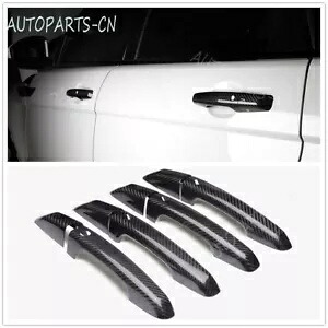 ディスカバリー 5 スポーツ 14-22 純正カーボンファイバーアウタードアハンドルカバー 8 個 For Discovery 5 Sport 14-22genuine carbon fiber outer door handle cover 8PCS 【並行輸入品】