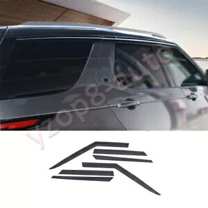 Land Rover Discovery 5 2017-2023 ブラックサイドウィンドウサンバイザー 6 個用。 For Land Rover Discovery 5 2017-2023 Black Side Window Sun Visor 6 Pieces. 【並行輸入品】