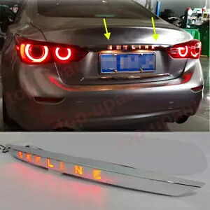 インフィニティ Q50 2014-2017 クローム LED テールゲートライトブレーキターンシグナルライト For INFINITI Q50 2014-2017 chrome LED Tailgate Light Brake Turn Signal Light 【並行輸入品】