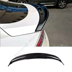 ABS 光沢のあるブラックリアテールトランクスポイラーウイングリップトリムリンカーン MKZ 2015-2020 ABS Glossy black Rear Tail Trunk Spoiler Wing Lip Trim FOR Lincoln MKZ 2015-2020 【並行輸入品】