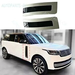 2 個ランドローバーレンジローバー 2023 2024 ABS サイドドアエアベントトリムカバーに適合 2pcs Fits for Land Rover Range Rover 2023 2024 ABS Side Door Air Vent Trim Cover 【並行輸入品】