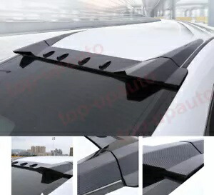 ホンダシビックセダン 2016-2021 ABS カーボンリアウィンドウルーフスポイラーウイングリップ For Honda Civic Sedan 2016-2021 ABS Carbon Rear window roof Spoiler Wing Lip 【並行輸入品】