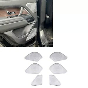 レンジローバー用シルバーチタンインナードアホーンフレームカバートリム 6PCS2023-2024 For Range Rover Silver Titanium Inner Door Horn Frame Cover Trim 6PCS2023-2024 【並行輸入品】