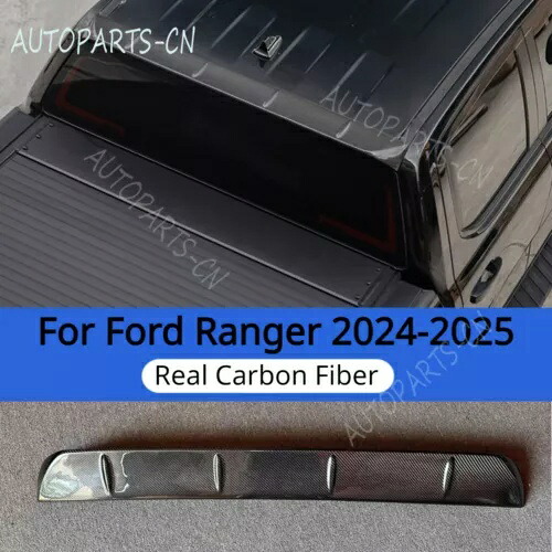 フォードレンジャー 2024-25 リアルカーボンファイバーリアウィンドウルーフスポイラースプリッターウイング For Ford Ranger 2024-25 Real Carbon Fiber Rear Window Roof Spoiler Splitter Wing 【並行輸入品】|カスタムパーツ WORLD倉庫
