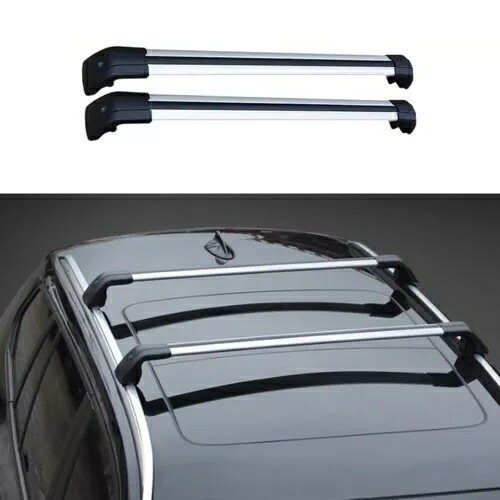 2 個のルーフレールラッククロスバークロスバーはフォルクスワーゲン VW ID.4 2020-2024 に適合します。 2Pcs Roof Rail Rack Cross Bar Crossbar Fits for Volkswagen VW ID.4 2020-2024 【並行輸入品】