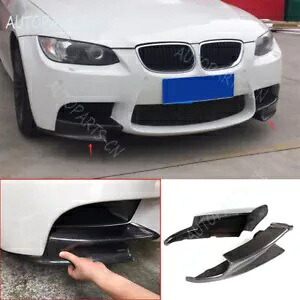 BMW M3 E90 2008-2013 ドライカーボンファイバーフロントバンパーリップあごスポイラースプリッター For BMW M3 E90 2008-2013 Dry Carbon Fiber Front Bumper Lip Chin Spoiler Splitter 【並行輸入品】｜カスタムパーツ WORLD倉庫