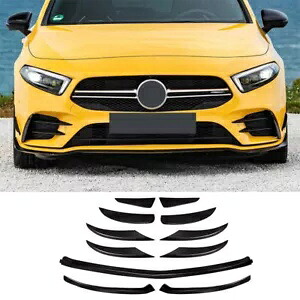 ブラックフロントバンパーリップスポイラーボディキット修理されたフィットベンツ A クラス W177 2019-2022 Black Front Bumper Lip Spoiler Bodykit Refit Fit For Benz A-Class W177 2019-2022 【並行輸入品】 65,340円