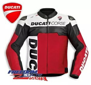 新品 DUCATI CORSE C5 レザー レーシング バイク ロード & トラック ジャケット メンズ NEW DUCATI CORSE C5 LEATHER RACING MOTORCYCLE ROAD & TRACK JACKET MEN'S 【並行輸入品】