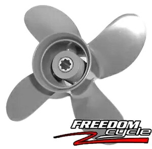 OEM ホンダ BF8D/9.9D BF15/20D 船外機 4 ブレードプロペラ 58134-ZV4-010AH OEM HONDA BF8D/9.9D BF15/20D OUTBOARD MOTOR 4 BLADE PROPELLER 58134-ZV4-010AH 【並行輸入品】