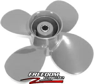 OEM ホンダ BFP8D/9.9D BFP15/20D 船外機 4 ブレードプロペラ 58134-ZV4-007HT OEM HONDA BFP8D/9.9D BFP15/20D OUTBOARD MOTOR 4 BLADE PROPELLER 58134-ZV4-007HT 【並行輸入品】