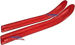 88-90 ヤマハ SNO-SCOOT SNO-SPORT OEM スチールスキー用プラスチックスキンがレッドになりました！ 88-90 YAMAHA SNO-SCOOT SNO-SPORT PLASTIC SKINS FOR OEM STEEL SKIS NOW IN RED! 【並行輸入品】