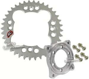 ヤマハ BW350 BW 350 36T レンタル リア スプロケット DMO スペシャリティーズ ハブ アダプター付き 新品 YAMAHA BW350 BW 350 36T RENTHAL REAR SPROCKET W/ DMO SPECIALTIES HUB ADAPTER NEW 【並行輸入品】|カスタムパーツ WORLD倉庫