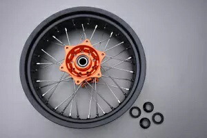 「リム/スポーク リア ホイール スーパーモト オレンジ KTM XC 300 2015-2023 5\