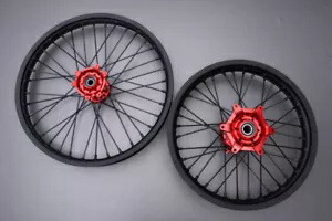 完全なオフロード フロント + リア ホイール リム ホンダ CRF 450R CRF450R 2008-12 21\
