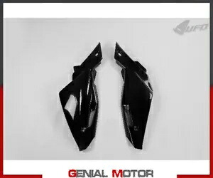ハスクバーナ Tc 3??10 2008 - 2013 ブラック用サイドパネル UFO プラスト Side Panels Ufo Plast For Husqvarna Tc 310 2008 - 2013 Black 【並行輸入品】