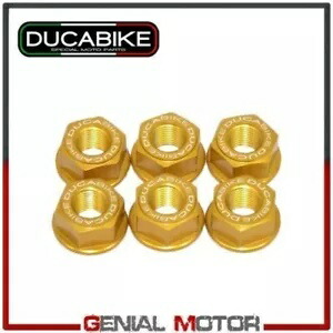 クラウン フランジ ナット キット ゴールド 6DSB03B Ducabike Ducati Monster 1000 S 2003 - 2005 Crown Flange Nuts Kit Gold 6DSB03B Ducabike Ducati Monster 1000 S 2003 - 2005 【並行輸入品】