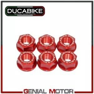 クラウン フランジ ナット キット レッド 6DSB01A Ducabike Ducati Multistrada 1200 2010 - 2017 Crown Flange Nuts Kit Red 6DSB01A Ducabike Ducati Multistrada 1200 2010 - 2017 【並行輸入品】