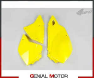 サイドパネル Ufo Plast スズキ Drz 400E 2000 - 2021 ライトイエロー RM01-21 79102 Side Panels Ufo Plast For Suzuki Drz 400E 2000 - 2021 Light yellow RM01-21 79102 【並行輸入品】