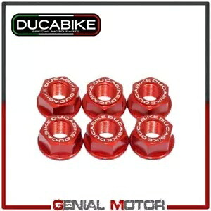 クラウン フランジ ナット キット レッド 6DSB02A Ducabike Ducati Supersport 900 2001 - 2002 Crown Flange Nuts Kit Red 6DSB02A Ducabike Ducati Supersport 900 2001 - 2002 【並行輸入品】