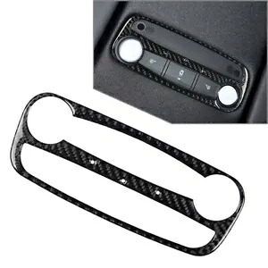 ルーフ読書灯フレームカバー アウディ TT TTS TTRS 2008-2014 カーボンファイバーブラック Roof Reading Light Frame Cover For Audi TT TTS TTRS 2008-2014 Carbon Fiber Black 【並行輸入品】