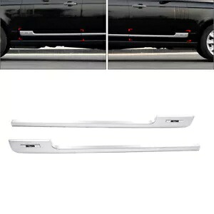 ドアクラッディングモールディングトリムフロントシルバーランドローバーレンジローバー 2013-22 ペア Door Cladding Molding Trim Front Silver For Land Rover Range Rover 2013-22 Pair 【並行輸入品】