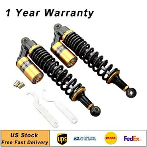 13.5インチ 340mm リアエアショックアブソーバー サスペンションキット ホンダ ATV 米国在庫に適合 13.5\