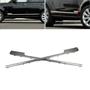 フロントドアサイドクラッドモールディングトリムペアランドローバーレンジローバー 13-22 グレー Front Door Side Cladding Molding Trim Pair For Land Rover Range Rover 13-22 Grey 【並行輸入品】