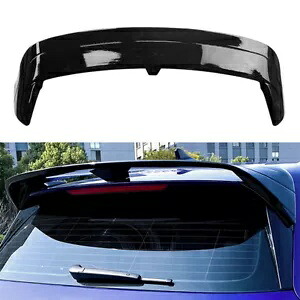 フォルクスワーゲン VW ゴルフ 8 MK8 2020-21 リアルーフスポイラーウィンドウウィング光沢のある黒 For Volkswagen VW Golf 8 MK8 2020-21 Rear Roof Spoiler Window Wing Glossy Black 【並行輸入品】