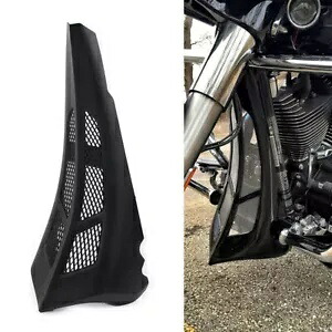 ストレッチトールチンスポイラースクープフィットハーレーストリートロードグライド14-22マットブラック Stretched Tall Chin Spoiler Scoop Fit Harley Street Road Glide 14-22 Matte Black 【並行輸入品】