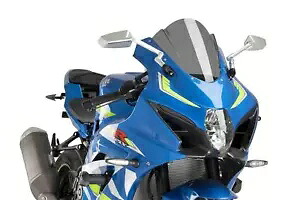 Puig レーシング スクリーン フロントガラス ディフレクター ダークスモーク スズキ GSXR 1000 2017 - 2024 Puig Racing Screen Windshield Deflector Dark Smoke Suzuki GSXR 1000 2017 - 2024 【並行輸入品】