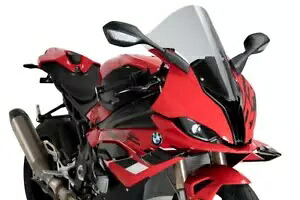 Puig レーシング スクリーン フロントガラス ディフレクター ライト スモーク BMW S1000 RR 2019 - 2024 Puig Racing Screen Windshield Deflector Light Smoke BMW S1000 RR 2019 - 2024 【並行輸入品】