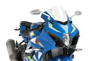 Puig レーシング スクリーン フロントガラス ディフレクター クリア スズキ GSXR 1000 2017 - 2024 Puig Racing Screen Windshield Deflector Clear Suzuki GSXR 1000 2017 - 2024 【並行輸入品】