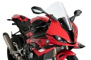 Puig レーシング スクリーン フロントガラス ディフレクター クリア BMW S1000 RR 2019 - 2024 Puig Racing Screen Windshield Deflector Clear BMW S1000 RR 2019 - 2024 【並行輸入品】