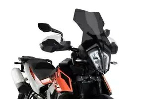 Puig ツーリング スクリーン フロントガラス ダークスモーク KTM 790 Adventure 2019 - 2020 Puig Touring Screen Windshield Dark Smoke KTM 790 Adventure 2019 - 2020 【並行輸入品】