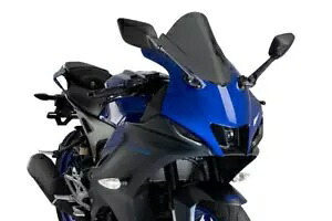 Puig Z-Racing スクリーン フロントガラス ディフレクター ダークスモーク ヤマハ YZF-R125 23 - 24 Puig Z-Racing Screen Windshield Deflector Dark Smoke Yamaha YZF-R125 23 - 24 【並行輸入品】