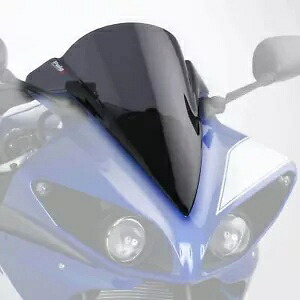 Puig レーシング スクリーン フロントガラス ダークスモーク ヤマハ YZF-R1 2009 - 2014 Puig Racing Screen Windshield Dark Smoke Yamaha YZF-R1 2009 - 2014 【並行輸入品】
