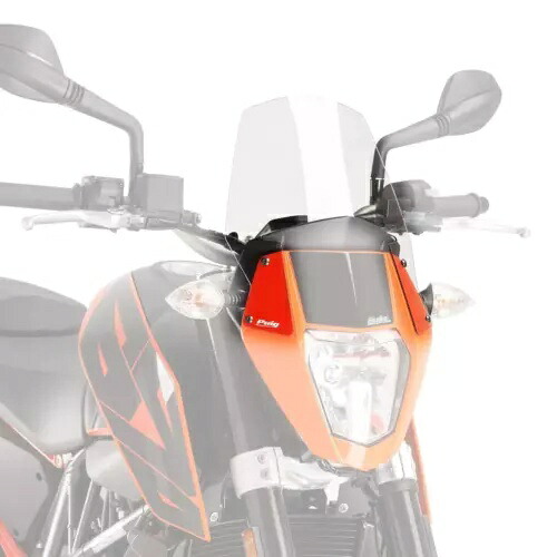 Puig スポーツ スクリーン フロントガラス クリア KTM 690 デューク 12 - 20 デューク R 17 Puig Sport Screen Windshield Clear KTM 690 Duke 12 - 20 duke R 17 【並行輸入品】