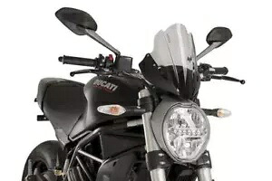 2016 - 2020 Puig ツーリング ドゥカティ モンスター 1200 R ライトスモーク フロントガラス- 2016 - 2020 Puig Touring Ducati Monster 1200 R Light Smoke Windshield- 【並行輸入品】