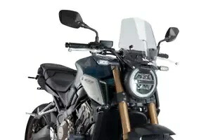 Puig スポーツ スクリーン フロントガラス クリア ホンダ CB 650 R ネオ スポーツ 2019 - 2022 Puig Sport Screen Windshield Clear Honda CB 650 R Neo Sports 2019 - 2022 【並行輸入品】