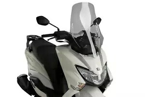 Puig ツーリングスクリーン フロントガラス ライトスモーク スズキ バーグマンストリート 125EX 23-24 Puig Touring Screen Windshield Light Smoke Suzuki Burgman Street 125EX 23 - 24 【並行輸入品】