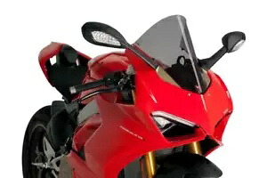 Puig レーシング スクリーン フロントガラス ダークスモーク ドゥカティ パニガーレ V4 / S / R 2020 - 2024 Puig Racing Screen Windshield Dark Smoke Ducati Panigale V4 / S / R 2020 - 2024 【並行輸入品】