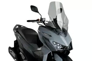 Puig ツーリング スクリーン フロントガラス ライトスモーク Sym Jet X 125 2021 - 2024 Puig Touring Screen Windshield Light Smoke Sym Jet X 125 2021 - 2024 【並行輸入品】