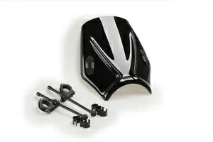 Puig Mito スクリーン フロントガラス ブラック ロイヤル エンフィールド インターセプター 650 2018 - 2024 Puig Mito Screen Windshield Black Royal Enfield Interceptor 650 2018 - 2024 【並行輸入品】