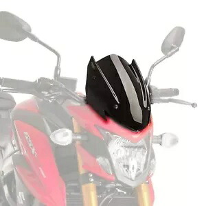 Puig スポーツ スクリーン フロントガラス ブラック (不透明) スズキ GSX-S 750 2017 - 2021 Puig Sport Screen Windshield Black (Opaque) Suzuki GSX-S 750 2017 - 2021 【並行輸入品】
