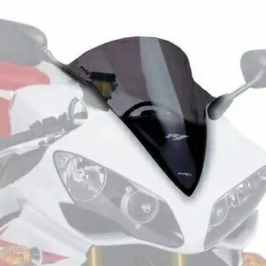 Puig Racing スポーツ スクリーン フロントガラス ダークスモーク ヤマハ YZF-R1 2007 - 2008 Puig Racing Sports Screen Windshield Dark Smoke Yamaha YZF-R1 2007 - 2008 【並行輸入品】